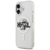 iPhone 17 Karl Lagerfeld IML Csillogó Karl & Choupette Vázlat Logó MagSafe Tok átlátszó - 0. kép