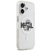 iPhone 17 Karl Lagerfeld IML Csillogó Karl & Choupette Vázlat Logó MagSafe Tok átlátszó - 2. kép