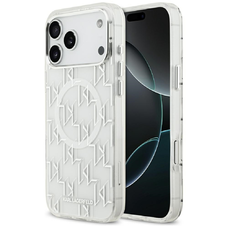 iPhone 17 Pro Max Karl Lagerfeld IML KL Monogram MagSafe tok fehér