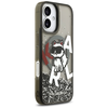 iPhone 17 Karl Lagerfeld Liquid Glitter Choupette Logo MagSafe fekete tok - 2. kép