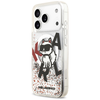 iPhone 17 Pro Karl Lagerfeld Liquid Glitter Choupette Logo MagSafe átlátszó tok - 0. kép