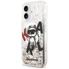 iPhone 17 Karl Lagerfeld Liquid Glitter Choupette Logo MagSafe tok, - 0. kép