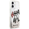 iPhone 17 Karl Lagerfeld Liquid Glitter Choupette Logo MagSafe tok, - 2. kép