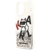 iPhone 17 Karl Lagerfeld Liquid Glitter Choupette Logo MagSafe tok, - 4. kép