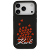 iPhone 17 Pro Karl Lagerfeld Szilikon Szív Jel Logo MagSafe tok fekete - 1. kép