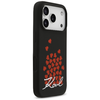 iPhone 17 Pro Karl Lagerfeld Szilikon Szív Jel Logo MagSafe tok fekete - 2. kép