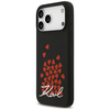 iPhone 17 Pro Max Karl Lagerfeld Silicone Heart Sign Logo MagSafe tok fekete - 0. kép
