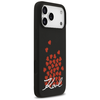iPhone 17 Pro Max Karl Lagerfeld Silicone Heart Sign Logo MagSafe tok fekete - 2. kép