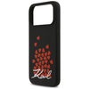 iPhone 17 Pro Max Karl Lagerfeld Silicone Heart Sign Logo MagSafe tok fekete - 4. kép