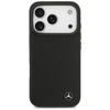 iPhone 17 Pro Mercedes Leather Large Laurel Leave MagSafe tok fekete - 1. kép