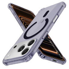 iPhone 17 Pro Max Füst Fekete Techsuit Shockproof Clear Silicone MagSafe tok