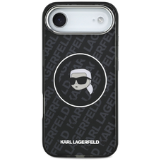 iPhone 17 Air Fekete Karl Lagerfeld - IML MagSafe (KLHMP17MHMKBKHOK) Karl's Head tok