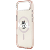 iPhone 17 Air Karl Lagerfeld - IML MagSafe Sketch Logo - Pink Choupette tok - 1. kép