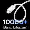 Spigen EB6010AC Essential Type-C kábel 60W 100cm Fehér - 2. kép