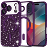 iPhone 17 Pro Max Techsuit Luxury Glitter MagSafe - Deep Purple tok - 0. kép