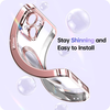 iPhone 17 Pro Max Techsuit - Luxury Glitter MagSafe - Rose Gold tok - 0. kép