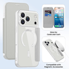 iPhone 17 Pro Szürke Techsuit - SmartMag Book tok - 1. kép