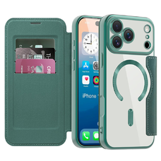 iPhone 17 Pro Max Zöld Techsuit SmartMag Book Tok tok