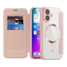 Apple iPhone 17 Pink Techsuit SmartMag könyvtok tok