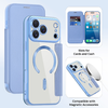 iPhone 17 Pro Max Techsuit SmartMag Book Case - Világoskék tok - 1. kép