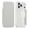 iPhone 17 Pro Max Szürke Techsuit SmartMag Book tok - 0. kép