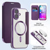 iPhone 17 Techsuit SmartMag Book Case - Lila tok - 3. kép