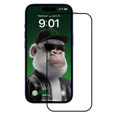 iPhone 17 Pro Max Fekete ANANK 2.5D 10X Reinforced CG kijelzővédő üvegfólia