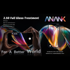 iPhone 17 Pro Max Fekete ANANK 2.5D 5X Erősített Teljes Üveg Képernyővédő üvegfólia - 1. kép