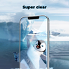 iPhone 17 Pro Max Fekete ANANK - 2.5D 5X Megerősített Ujjlenyomatmentes Képernyővédő üvegfólia - 2. kép