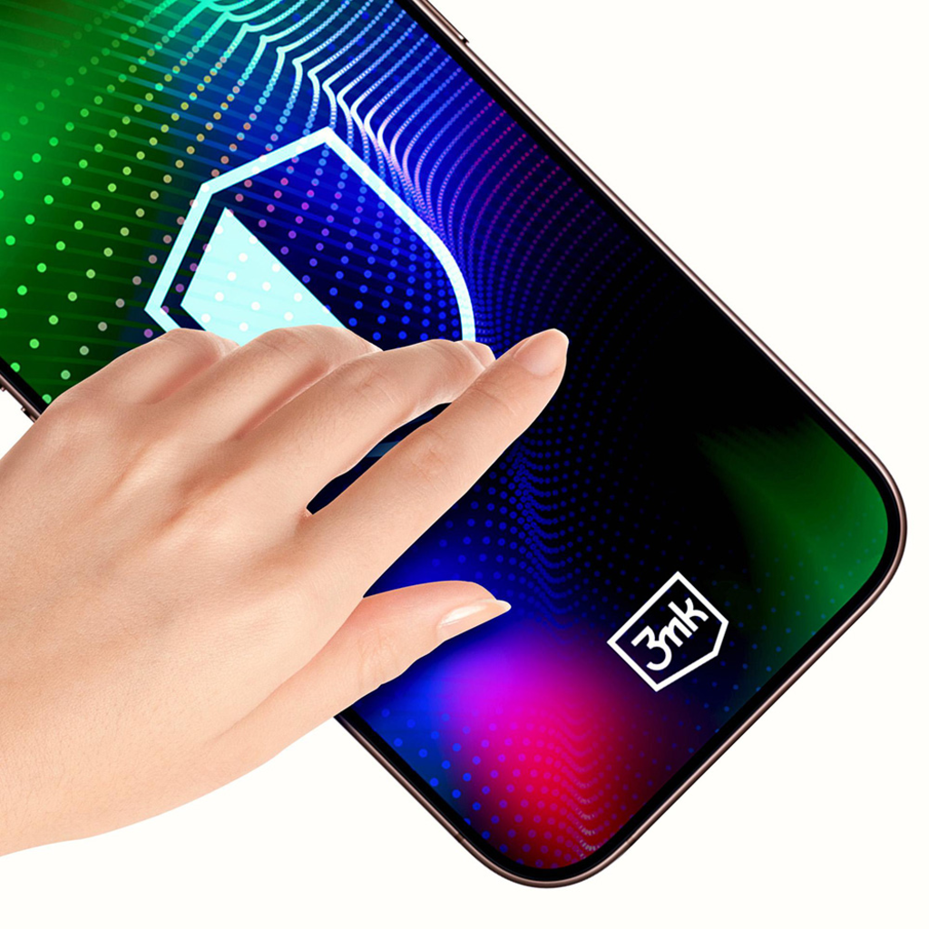 iPhone 17 Pro Fekete 3mk Hardy Ultra Glass üvegfólia - 3