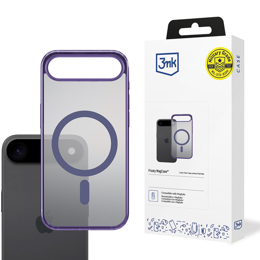 iPhone 17 Air Lila 3mk Frosty Matt MagCase tok iPhone 17 Air Lila 3mk Frosty Matt MagCase tok