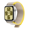 OBAL:ME Textil szíj Apple Watch 42-49mm M-L Bézs/Sárga, - 0. kép