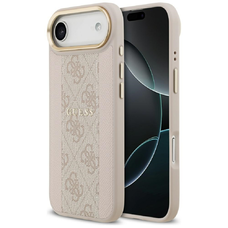 iPhone 17 Air Guess 4G Stripe MagSafe rózsaszín tok