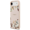 iPhone 17 Air Guess Grained Flowers Classic Logo rózsaszín tok - 0. kép