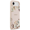 iPhone 17 Air Guess Grained Flowers Classic Logo rózsaszín tok - 2. kép