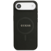 iPhone 17 Air Guess Saffiano Classic Logo MagSafe fekete tok - 1. kép