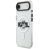 iPhone 17 Air tok Karl Lagerfeld IML Choupette Sketch Logó MagSafe átlátszó tok - 0. kép