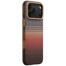 iPhone 17 Pro Max PITAKA Aramid UltraGuard Moonrise MagSafe tok naplemente színben