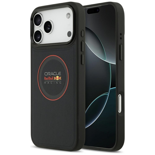 iPhone 17 Pro Max Red Bull Meshed Red Ring & Metal Buttons MagSafe tok, tengerészkék iPhone 17 Pro Max Red Bull Meshed Red Ring & Metal Buttons MagSafe tok, tengerészkék