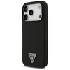iPhone 17 Pro Fekete Guess - Silicone Triangle Logo MagSafe (GUHMP17LSCTRLMK) tok - 1. kép