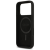 iPhone 17 Pro Max Fekete Guess - Silicone Triangle Logo MagSafe (GUHMP17XSCTRLMK) tok - 1. kép