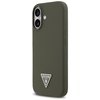 iPhone 17 Khaki Guess - Silicone Triangle Logo MagSafe (GUHMP17SSCTRLMA) tok - 1. kép