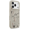 iPhone 17 Pro Szürke Karl Lagerfeld Hardcase Grained Pattern Logo (KLHMP17LPGGRMPKG) tok - 1. kép