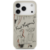 iPhone 17 Pro Szürke Karl Lagerfeld Hardcase Grained Pattern Logo (KLHMP17LPGGRMPKG) tok - 2. kép