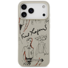 iPhone 17 Pro Max Szürke Karl Lagerfeld - Hardcase Grained Pattern Logo (KLHMP17XPGGRMPKG) tok - 2. kép