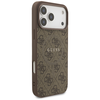 iPhone 17 Pro Max Guess - 4G Ring Classic Logo MagSafe (GUHMP17XG4GFRW) - Barna tok - 1. kép