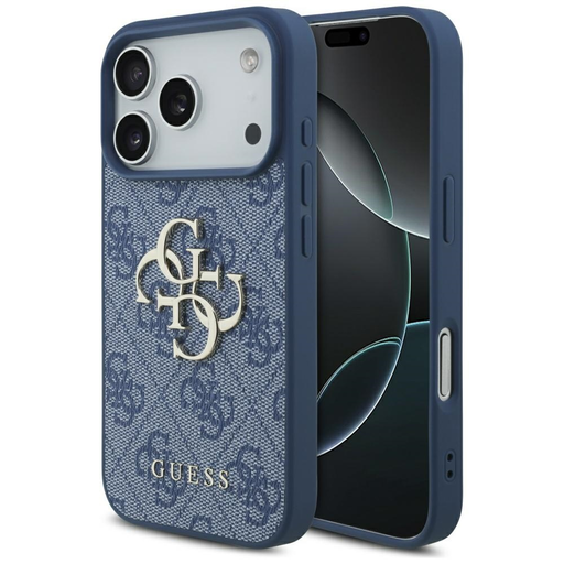 iPhone 17 Pro Kék Guess - Hardcase 4G Big Logo (GUHCP17L4GMGBL) tok iPhone 17 Pro Kék Guess - Hardcase 4G Big Logo (GUHCP17L4GMGBL) tok