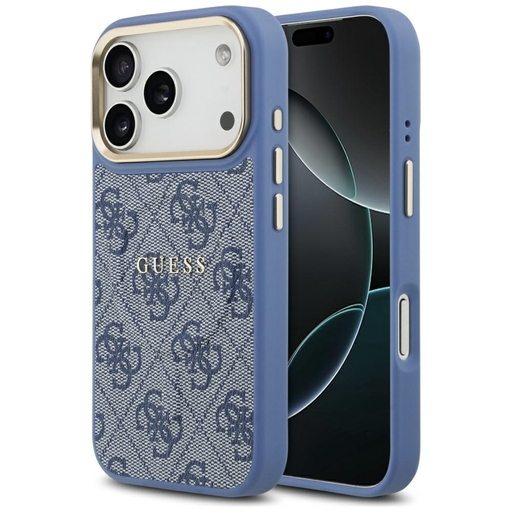 iPhone 17 Pro Max Guess - Hardcase 4G Classic MagSafe (GUHMP17XP4MSEGCB) - Kék tok