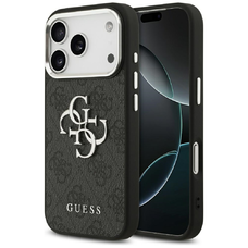 iPhone 17 Pro Fekete Guess Hardcase Big 4G Logo Classic Logo (GUHCP17LP4G4SMCK) tok