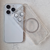 Glitter Magsafe tok iPhone 17 Pro Max átlátszó tok - 4. kép